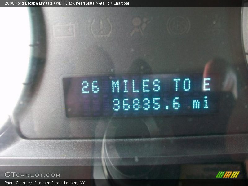 Black Pearl Slate Metallic / Charcoal 2008 Ford Escape Limited 4WD