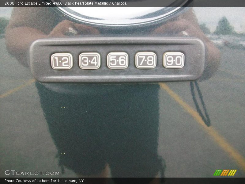 Black Pearl Slate Metallic / Charcoal 2008 Ford Escape Limited 4WD
