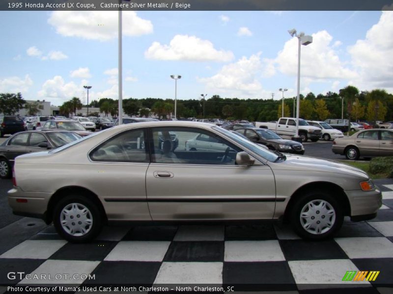 Cashmere Silver Metallic / Beige 1995 Honda Accord LX Coupe