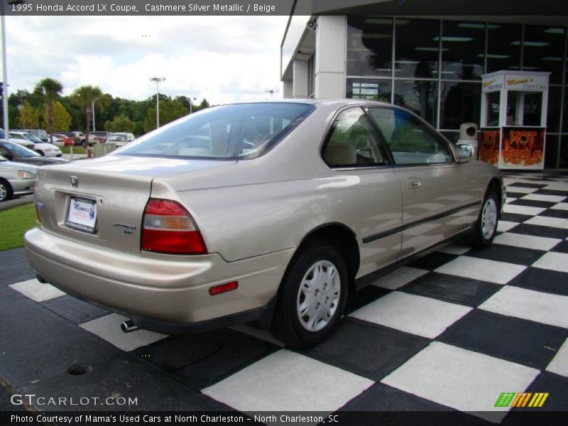 Cashmere Silver Metallic / Beige 1995 Honda Accord LX Coupe