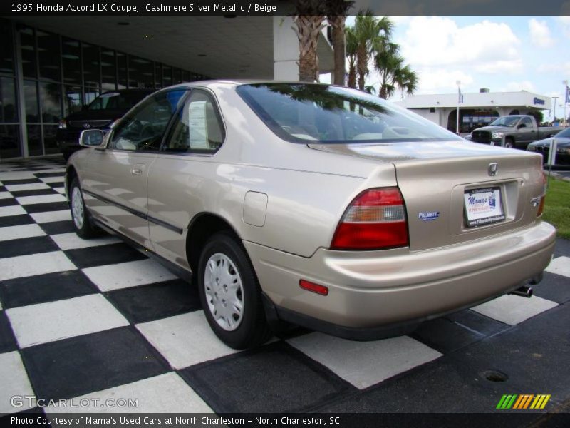 Cashmere Silver Metallic / Beige 1995 Honda Accord LX Coupe