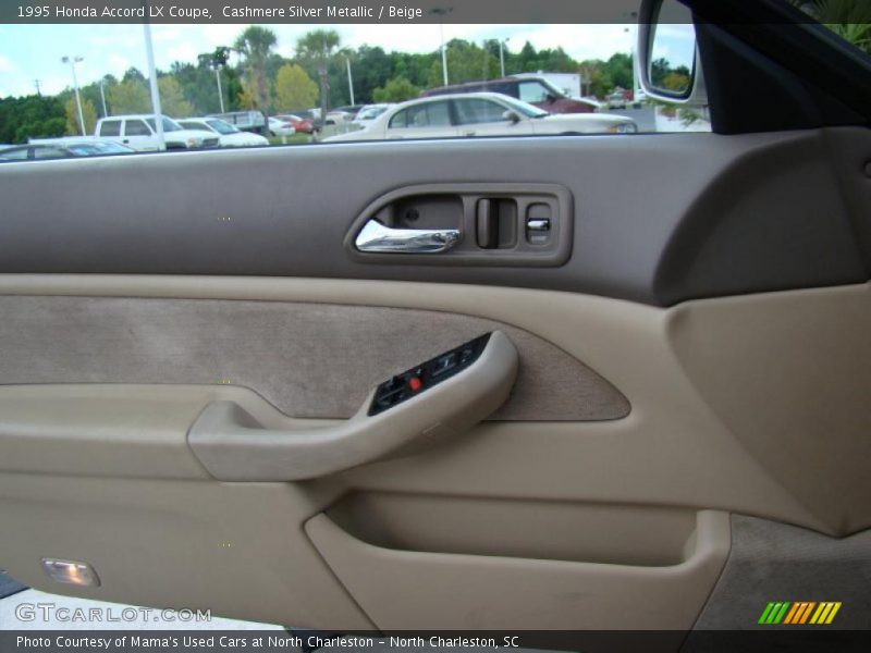 Cashmere Silver Metallic / Beige 1995 Honda Accord LX Coupe