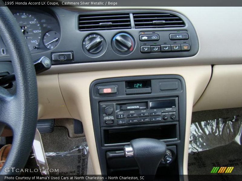 Cashmere Silver Metallic / Beige 1995 Honda Accord LX Coupe