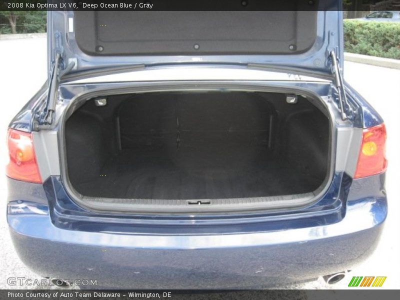 Deep Ocean Blue / Gray 2008 Kia Optima LX V6