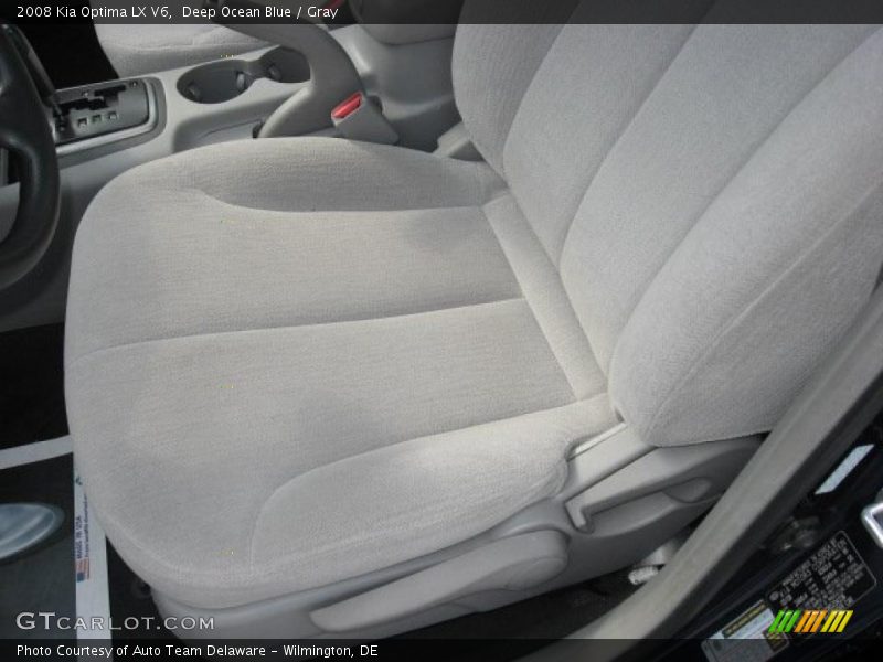 Deep Ocean Blue / Gray 2008 Kia Optima LX V6