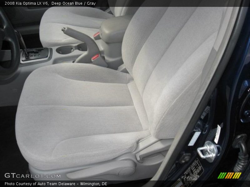 Deep Ocean Blue / Gray 2008 Kia Optima LX V6