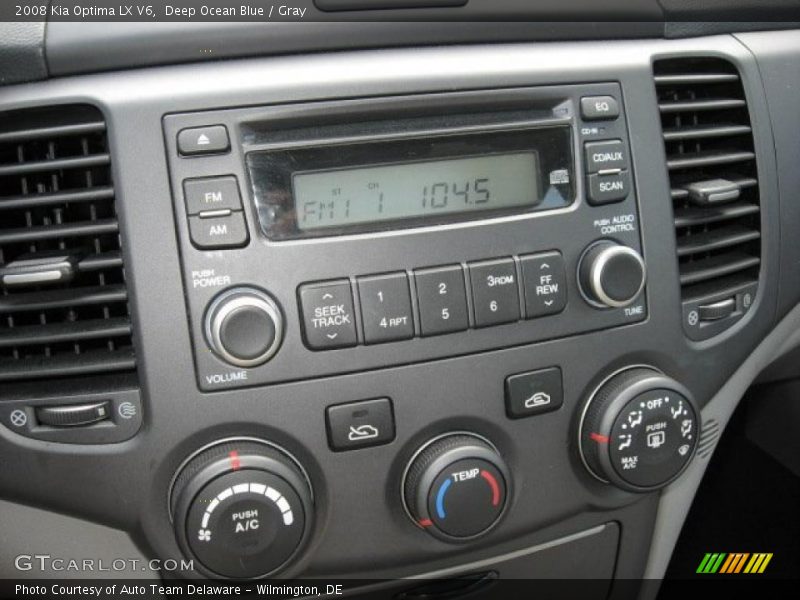 Deep Ocean Blue / Gray 2008 Kia Optima LX V6