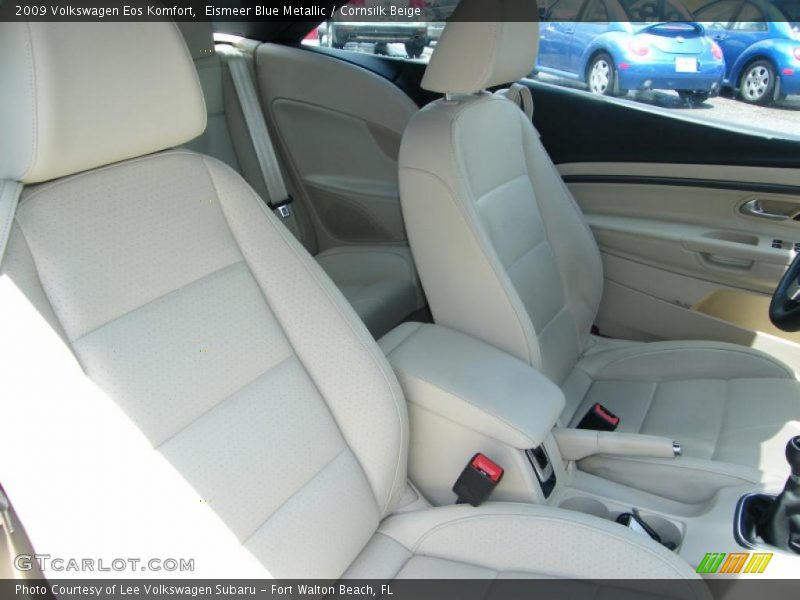 Eismeer Blue Metallic / Cornsilk Beige 2009 Volkswagen Eos Komfort
