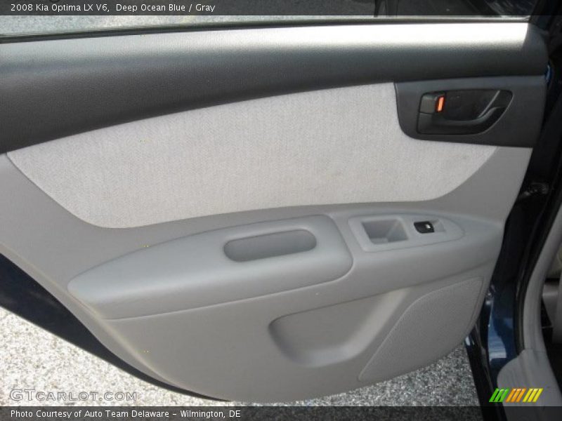 Deep Ocean Blue / Gray 2008 Kia Optima LX V6