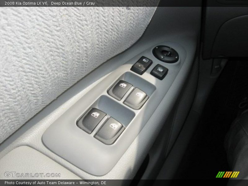 Deep Ocean Blue / Gray 2008 Kia Optima LX V6