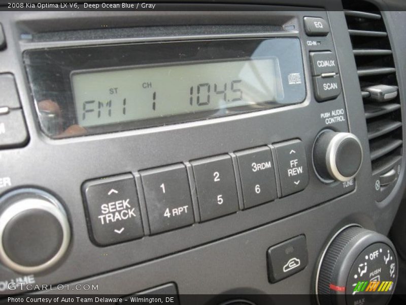 Deep Ocean Blue / Gray 2008 Kia Optima LX V6