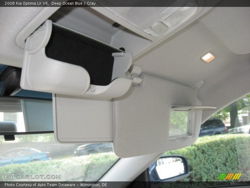 Deep Ocean Blue / Gray 2008 Kia Optima LX V6