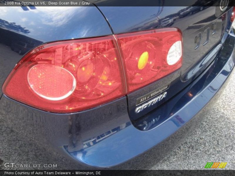 Deep Ocean Blue / Gray 2008 Kia Optima LX V6