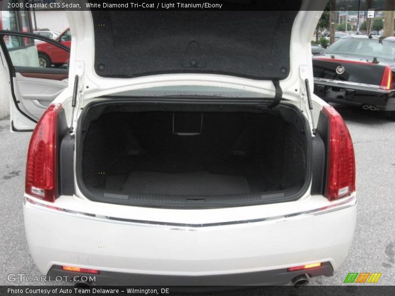 White Diamond Tri-Coat / Light Titanium/Ebony 2008 Cadillac CTS Sedan