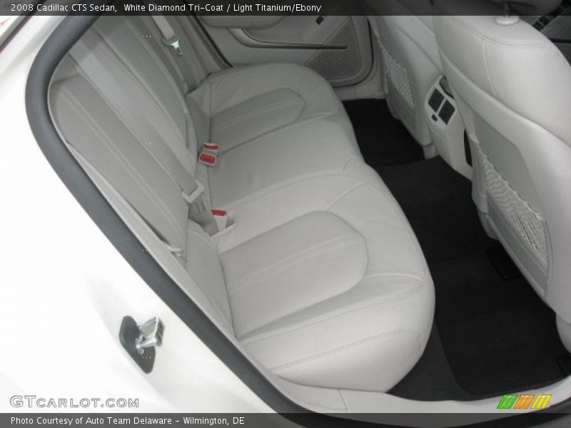 White Diamond Tri-Coat / Light Titanium/Ebony 2008 Cadillac CTS Sedan