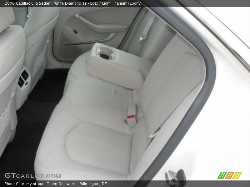 White Diamond Tri-Coat / Light Titanium/Ebony 2008 Cadillac CTS Sedan