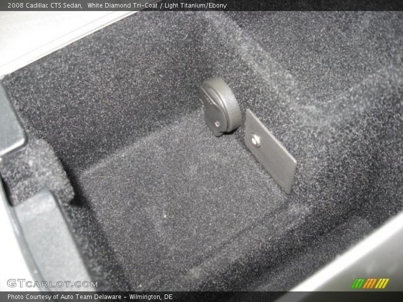 White Diamond Tri-Coat / Light Titanium/Ebony 2008 Cadillac CTS Sedan