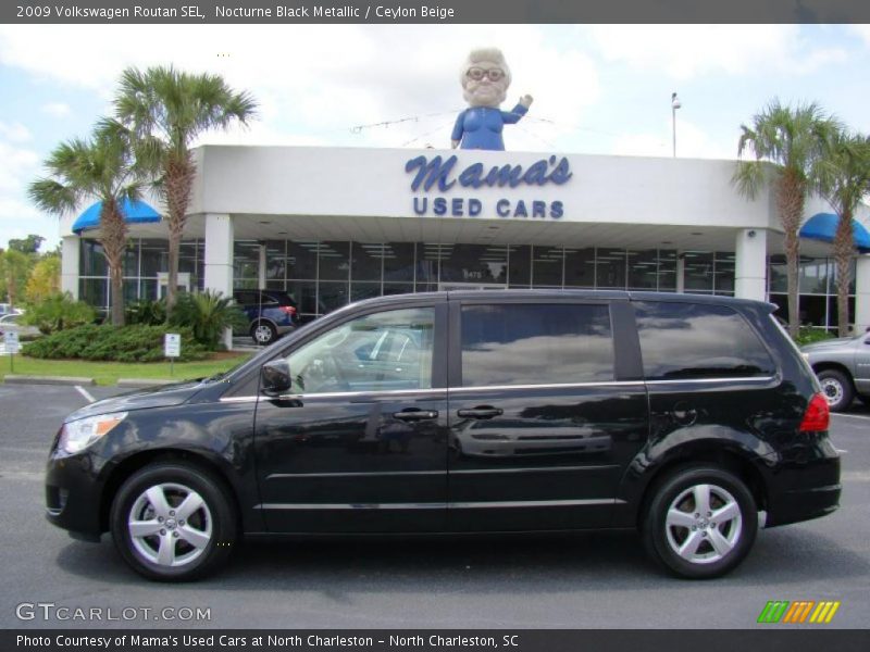 Nocturne Black Metallic / Ceylon Beige 2009 Volkswagen Routan SEL