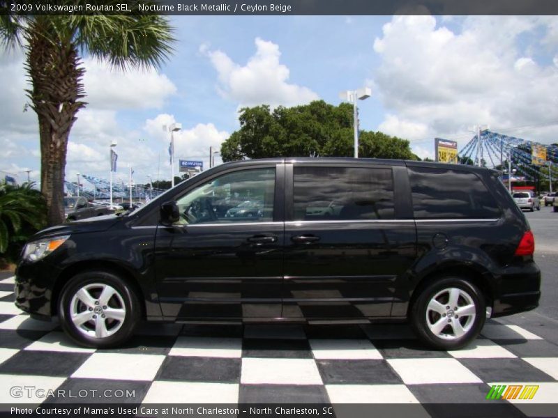 Nocturne Black Metallic / Ceylon Beige 2009 Volkswagen Routan SEL
