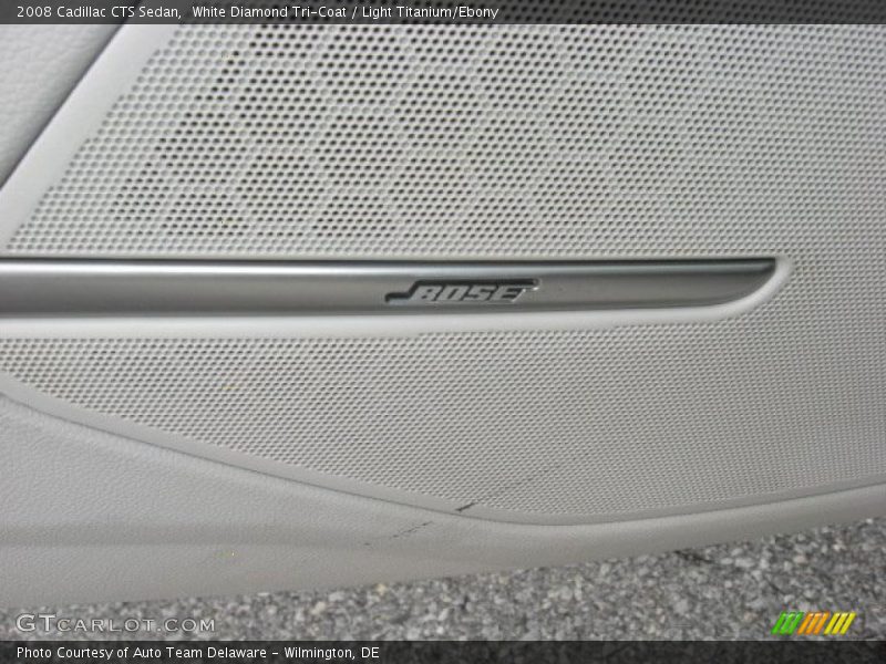 White Diamond Tri-Coat / Light Titanium/Ebony 2008 Cadillac CTS Sedan