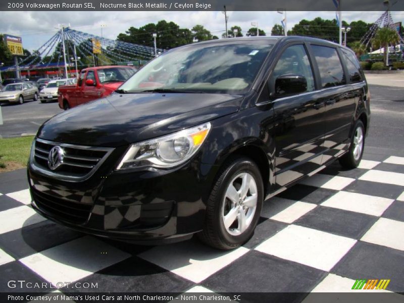 Nocturne Black Metallic / Ceylon Beige 2009 Volkswagen Routan SEL
