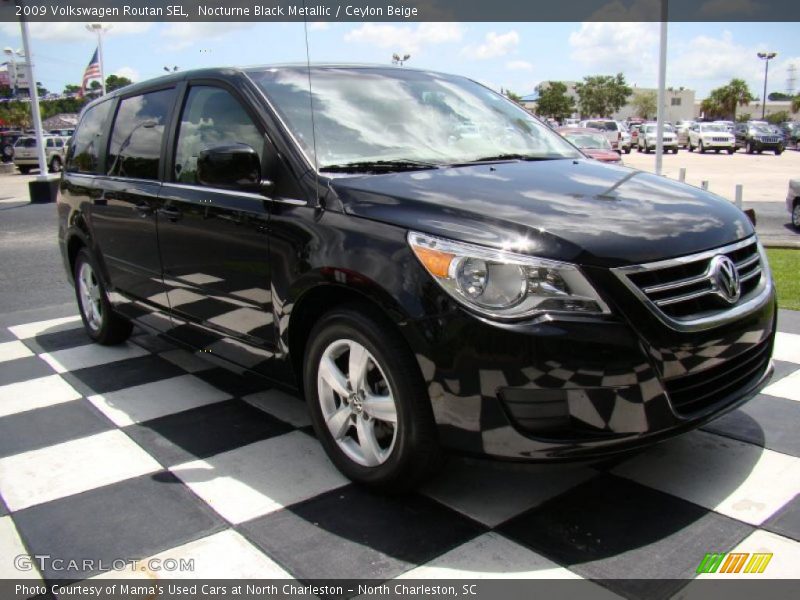Nocturne Black Metallic / Ceylon Beige 2009 Volkswagen Routan SEL