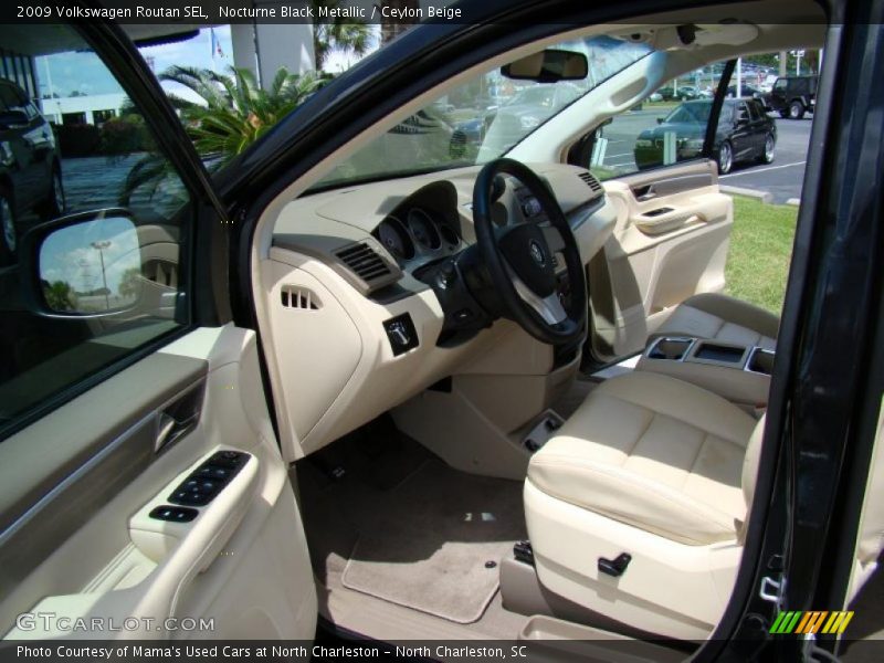 Nocturne Black Metallic / Ceylon Beige 2009 Volkswagen Routan SEL