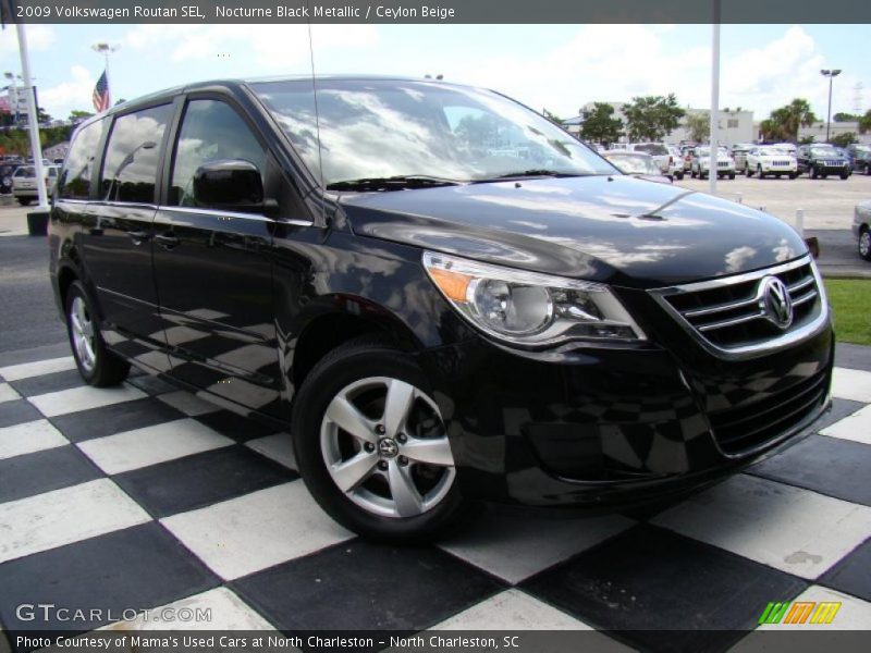 Nocturne Black Metallic / Ceylon Beige 2009 Volkswagen Routan SEL