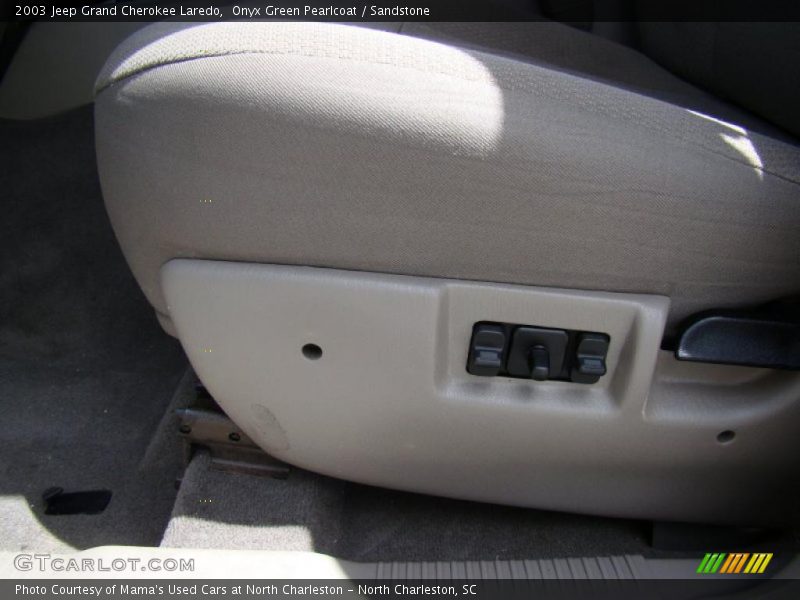 Onyx Green Pearlcoat / Sandstone 2003 Jeep Grand Cherokee Laredo