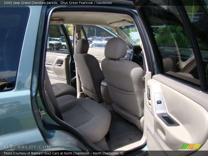 Onyx Green Pearlcoat / Sandstone 2003 Jeep Grand Cherokee Laredo