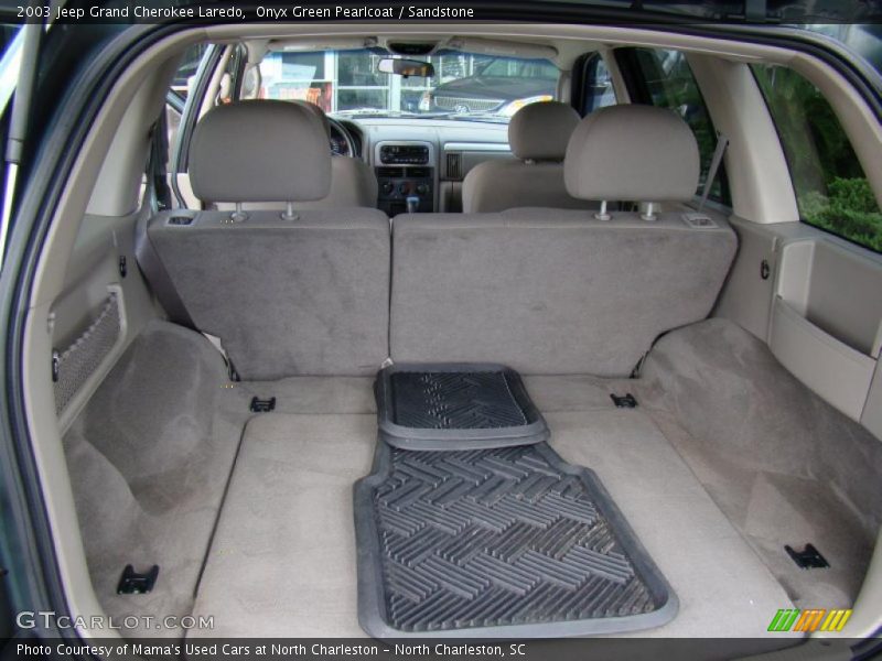 Onyx Green Pearlcoat / Sandstone 2003 Jeep Grand Cherokee Laredo