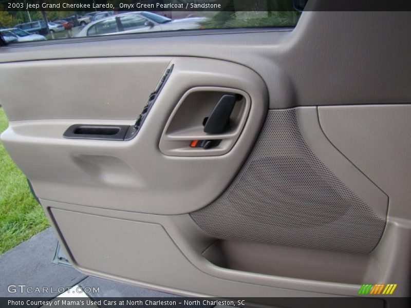 Onyx Green Pearlcoat / Sandstone 2003 Jeep Grand Cherokee Laredo