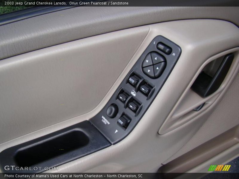 Onyx Green Pearlcoat / Sandstone 2003 Jeep Grand Cherokee Laredo