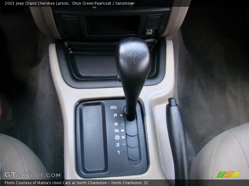 Onyx Green Pearlcoat / Sandstone 2003 Jeep Grand Cherokee Laredo