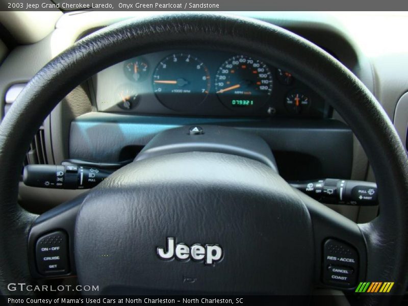 Onyx Green Pearlcoat / Sandstone 2003 Jeep Grand Cherokee Laredo
