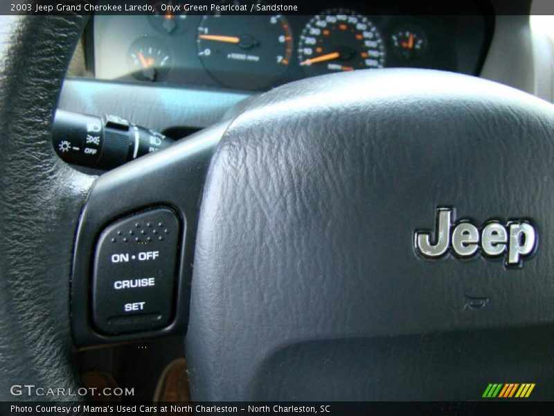 Onyx Green Pearlcoat / Sandstone 2003 Jeep Grand Cherokee Laredo