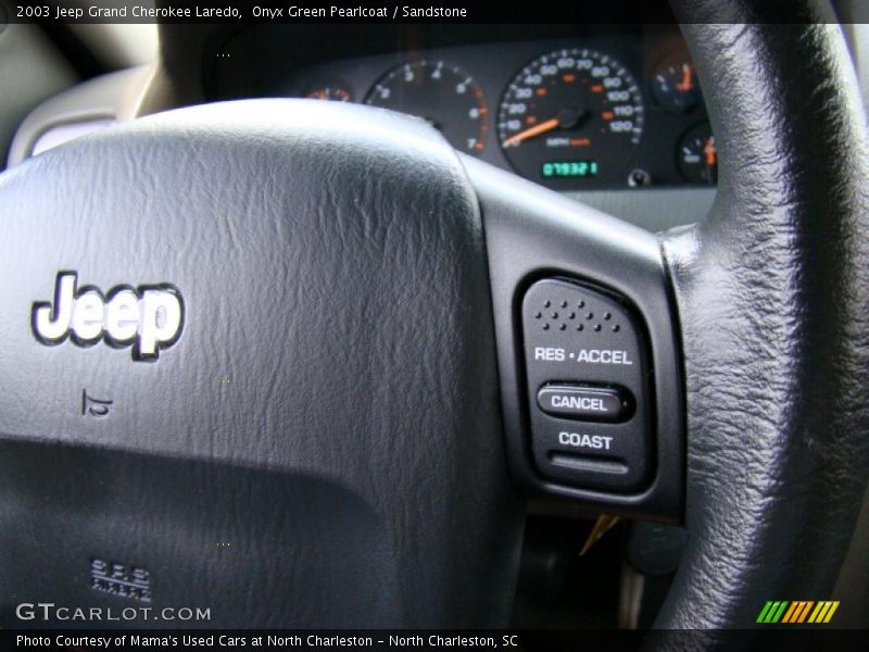 Onyx Green Pearlcoat / Sandstone 2003 Jeep Grand Cherokee Laredo