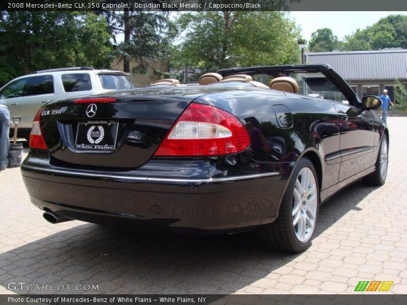 Obsidian Black Metallic / Cappuccino/Black 2008 Mercedes-Benz CLK 350 Cabriolet