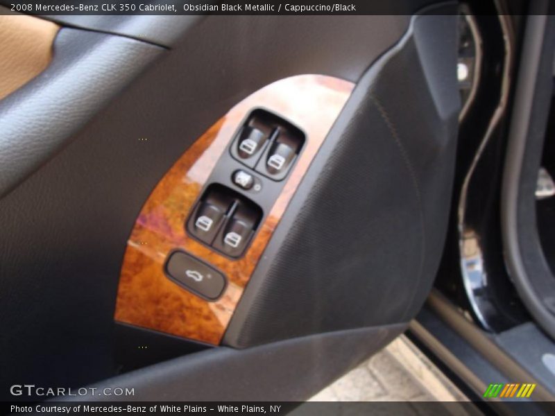 Obsidian Black Metallic / Cappuccino/Black 2008 Mercedes-Benz CLK 350 Cabriolet