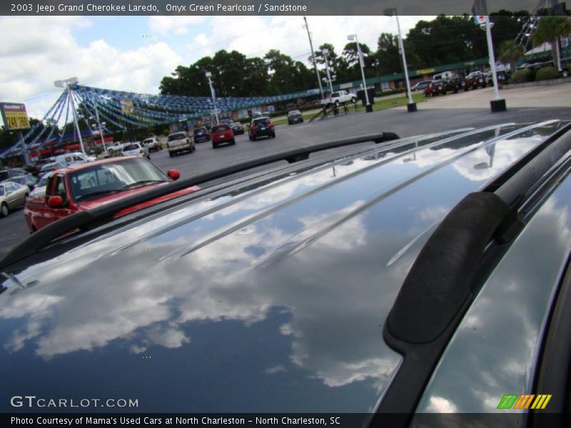 Onyx Green Pearlcoat / Sandstone 2003 Jeep Grand Cherokee Laredo