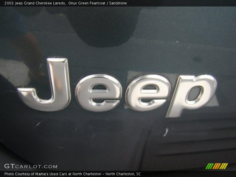 Onyx Green Pearlcoat / Sandstone 2003 Jeep Grand Cherokee Laredo