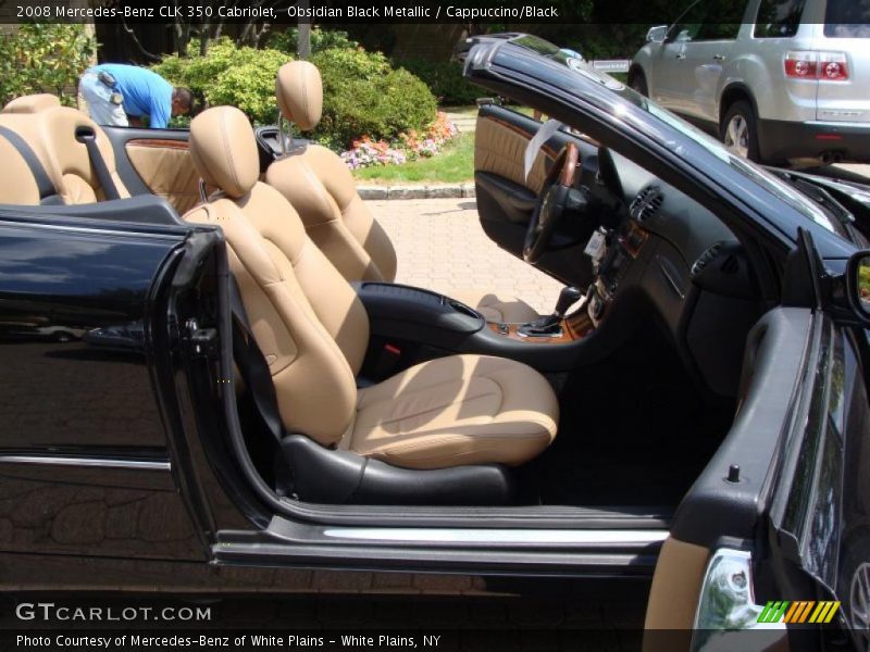 Obsidian Black Metallic / Cappuccino/Black 2008 Mercedes-Benz CLK 350 Cabriolet