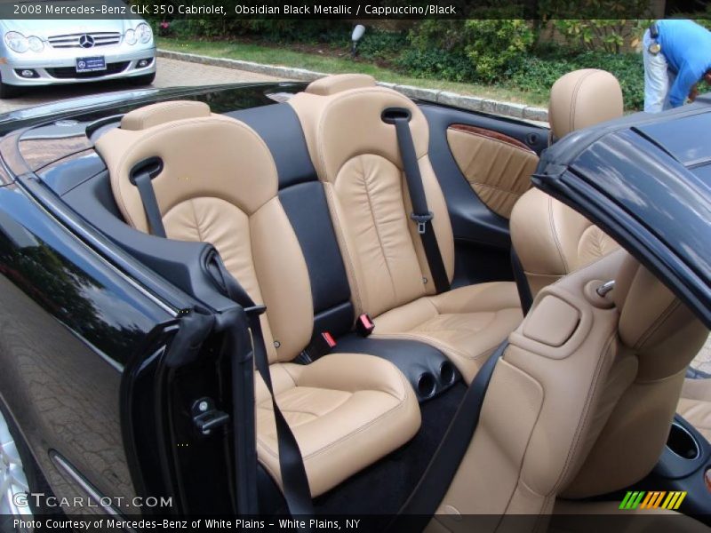 Obsidian Black Metallic / Cappuccino/Black 2008 Mercedes-Benz CLK 350 Cabriolet