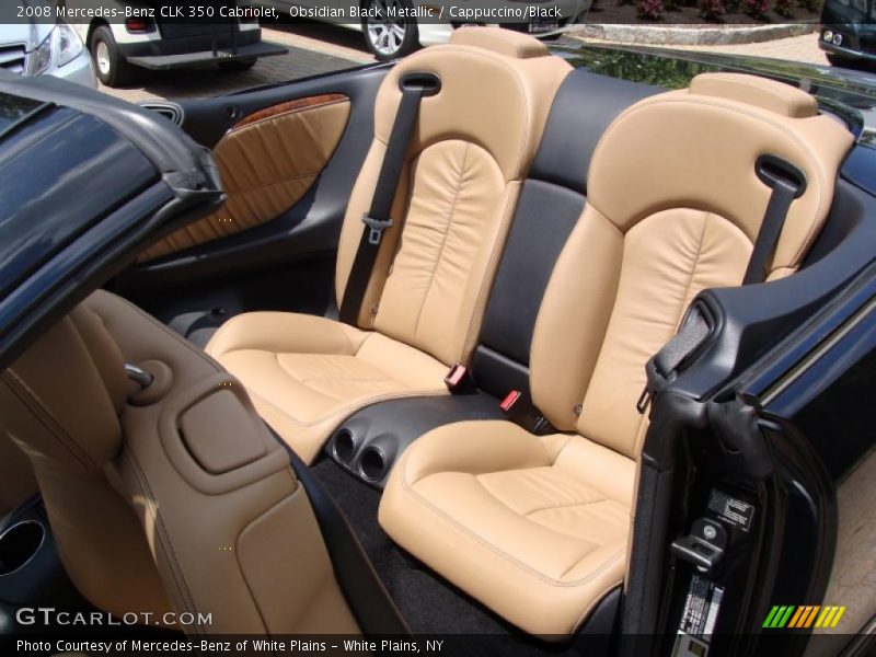 Obsidian Black Metallic / Cappuccino/Black 2008 Mercedes-Benz CLK 350 Cabriolet