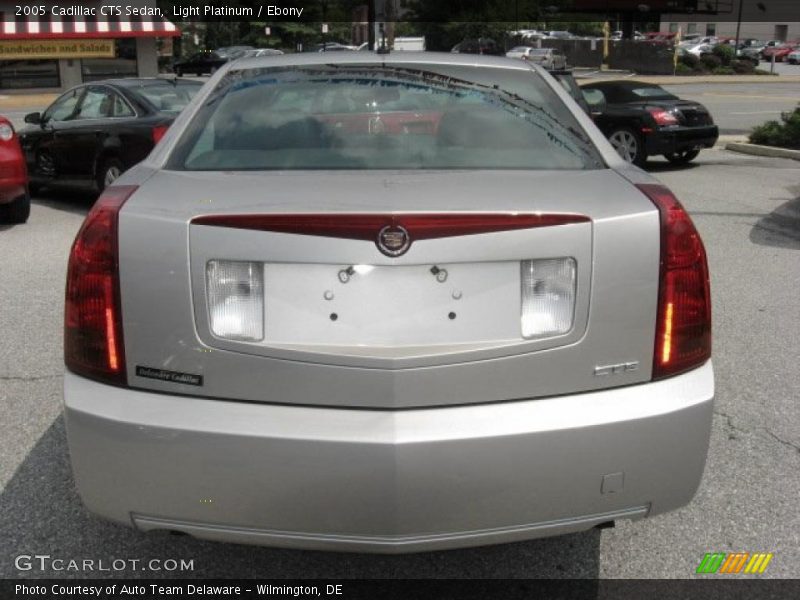 Light Platinum / Ebony 2005 Cadillac CTS Sedan