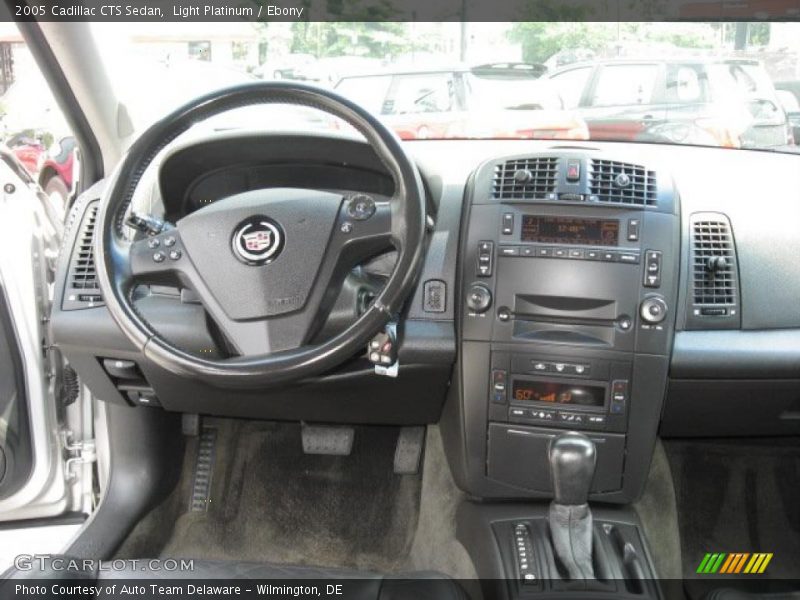 Light Platinum / Ebony 2005 Cadillac CTS Sedan