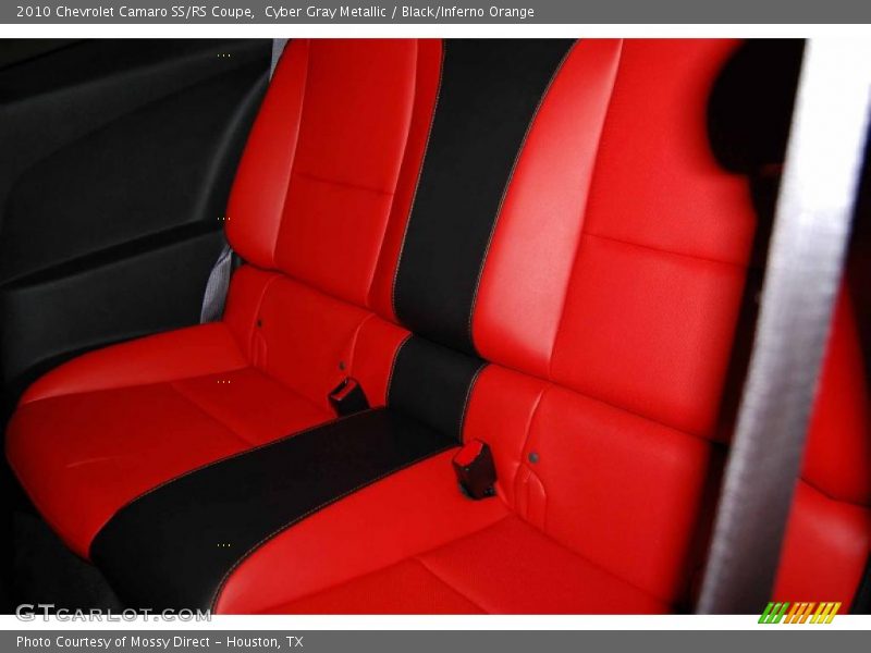 Cyber Gray Metallic / Black/Inferno Orange 2010 Chevrolet Camaro SS/RS Coupe