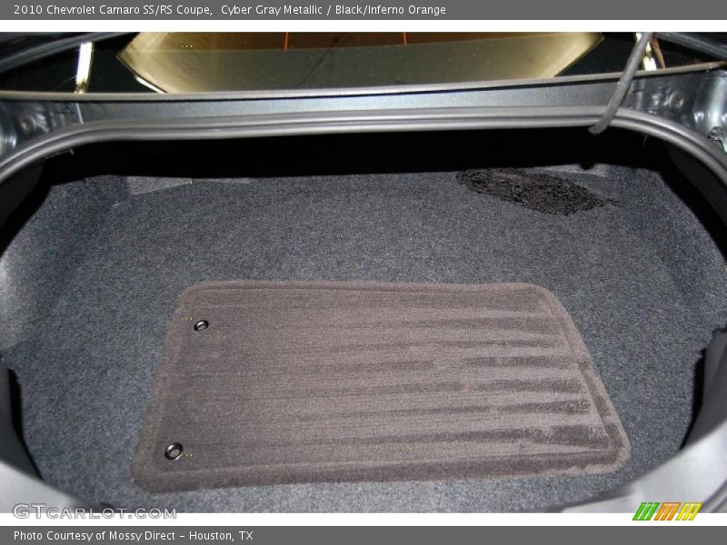 Cyber Gray Metallic / Black/Inferno Orange 2010 Chevrolet Camaro SS/RS Coupe