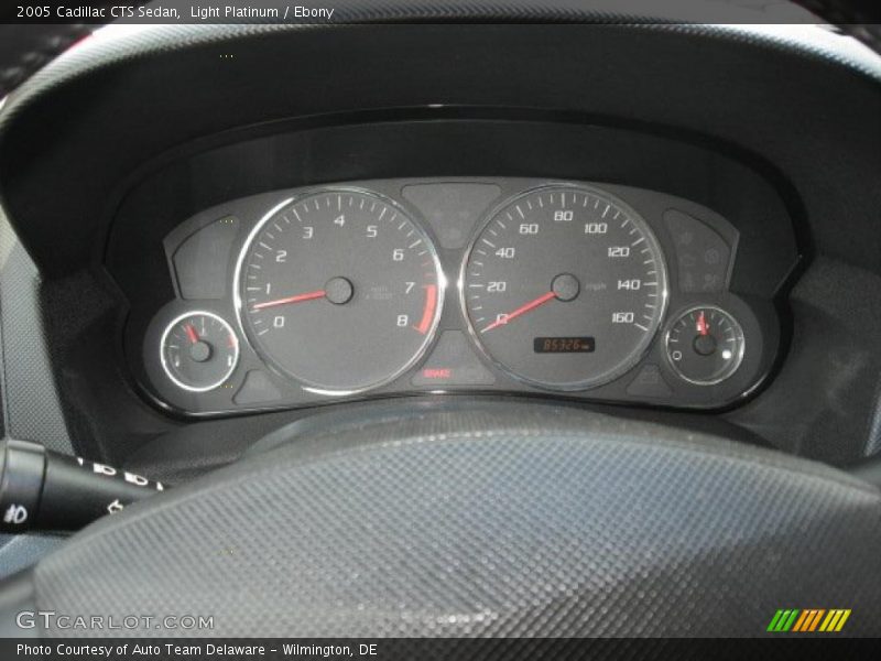 Light Platinum / Ebony 2005 Cadillac CTS Sedan