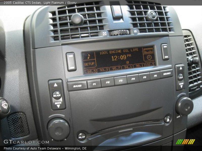 Light Platinum / Ebony 2005 Cadillac CTS Sedan